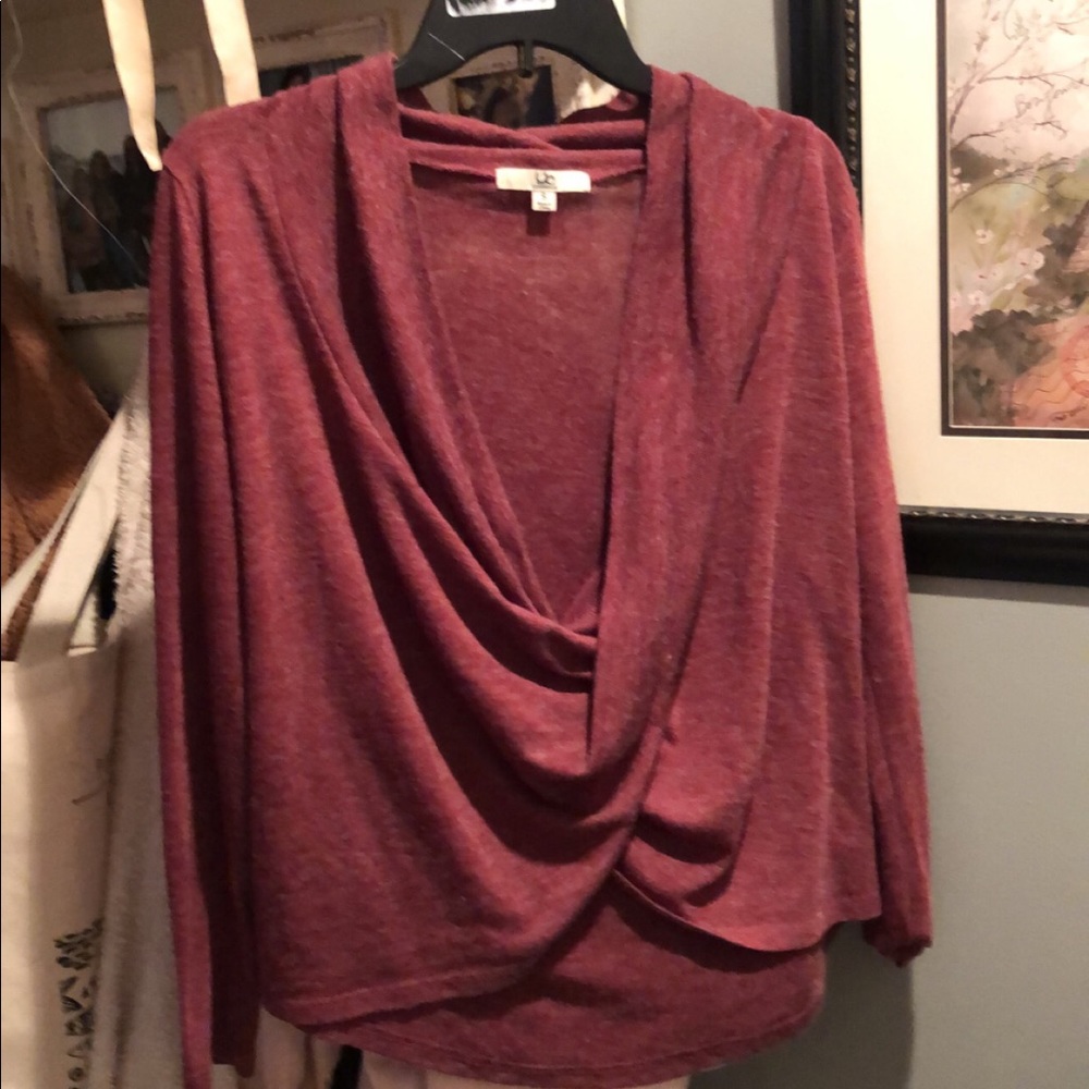 YA Los Angeles Criss Cross Knot Front top